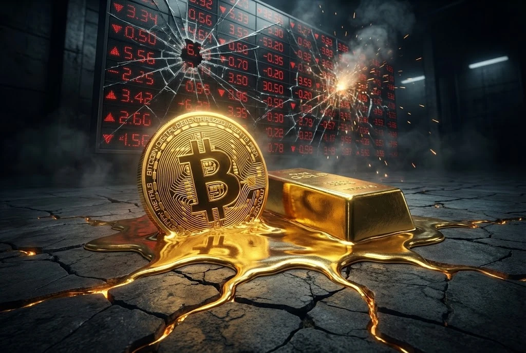 Bitcoin Gold Crash Liquidity Crisis